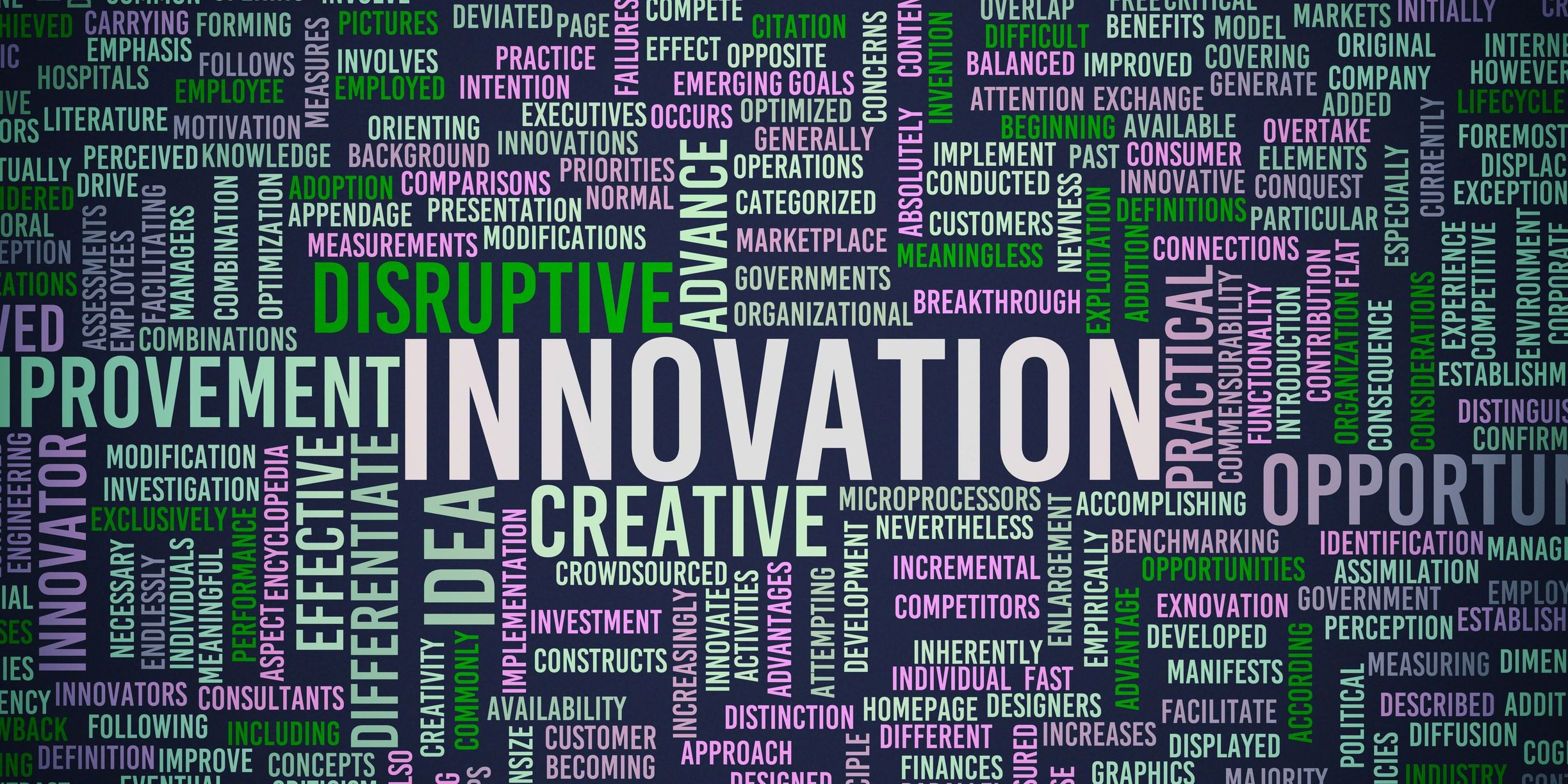 Innovation Concept as a Business Industry Background Art